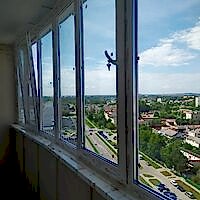 Остекление балкона ПВХ