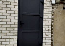 Дверь ПВХ с ламинацией серый антрацит