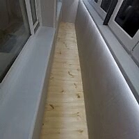 Обшивка балкона