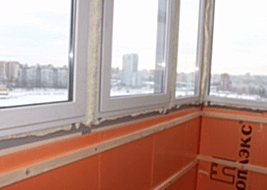 Утепление балконов и лоджий