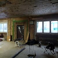 Установка окон Rehau с белыми шпросами 18 мм