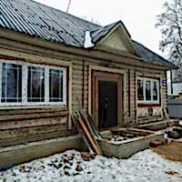 Установка окон Rehau с белыми шпросами 18 мм