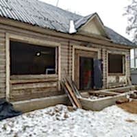 Установка окон Rehau с белыми шпросами 18 мм
