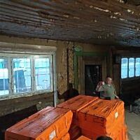 Установка окон Rehau с белыми шпросами 18 мм
