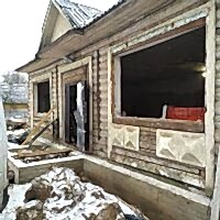 Установка окон Rehau с белыми шпросами 18 мм