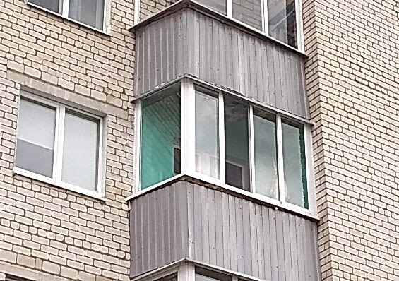 Балконная рама ПВХ