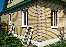 Окна ПВХ в кирпичном дачном доме