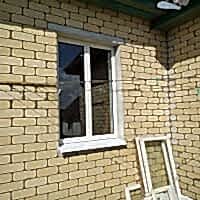 Окна ПВХ в кирпичном дачном доме