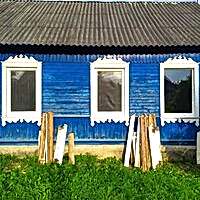 Замена окон в деревенском доме
