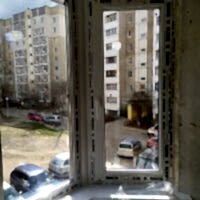 Балконная рама Rehau, с поворотом. Мульти функциональное стекло цвет серебро