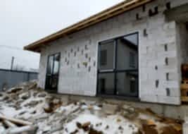 Окна с ламинацией серый антрацит