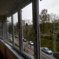 Очень длинная балконная рама