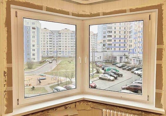 Пластиковые откосы из сэндвич панели без ф уголка