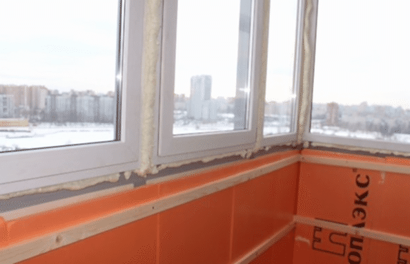 Утепление балконов и лоджий